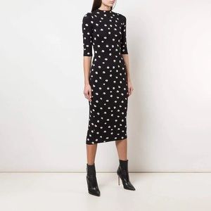 Alice + Olivia fitted dress (6) daisy pattern